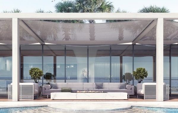 pergola en automne